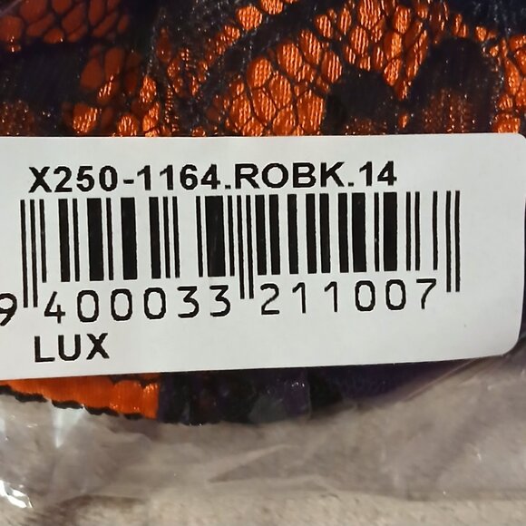 Frederick's of Hollywood Lux Bella Open Cup Underwire Bra NWT Orange - Picture 6 of 6